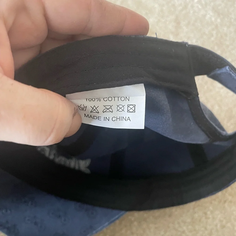 Amsterdam Embroidered Cap. Navy blue. Adjustable.‎ OS